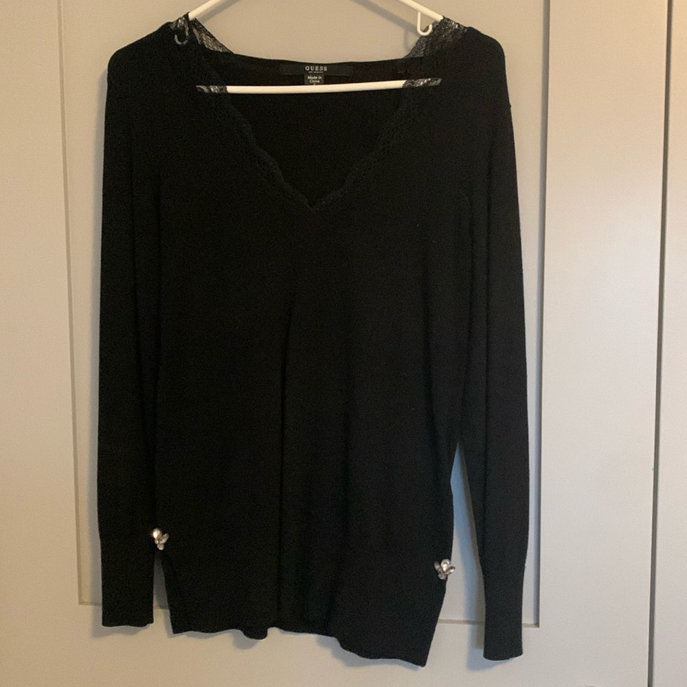 Guess Black Sweater Size Small EUC